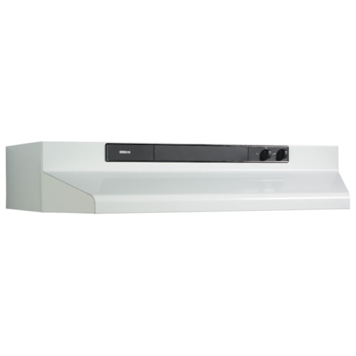**Discontinued** Broan(R) 42-Inch Convertible Under-Cabinet Range Hood, 220 Cfm, White