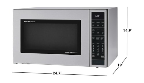 Sharp Appliances 1.5 Cu. Ft. 900W Stainless Steel Convection Countertop Microwave