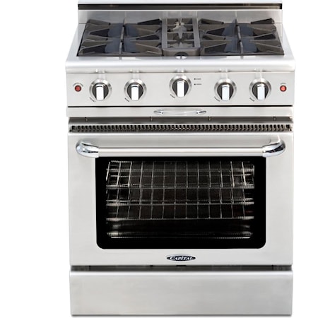 30" Free Standing Gas Range