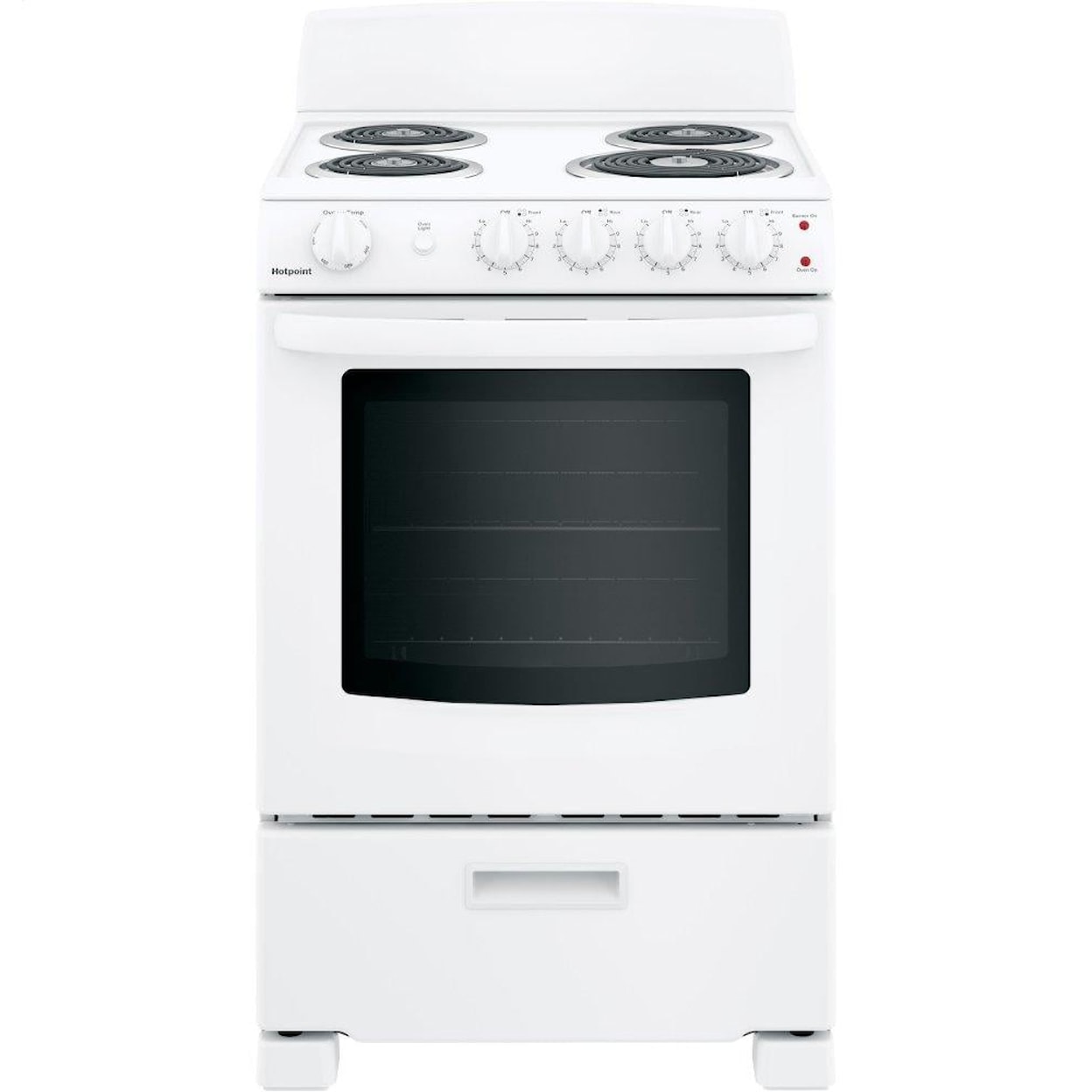 Hotpoint Electric Ranges 24" Freestanding Coil Electric Range