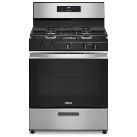 Whirlpool 30" Free Standing Gas Range