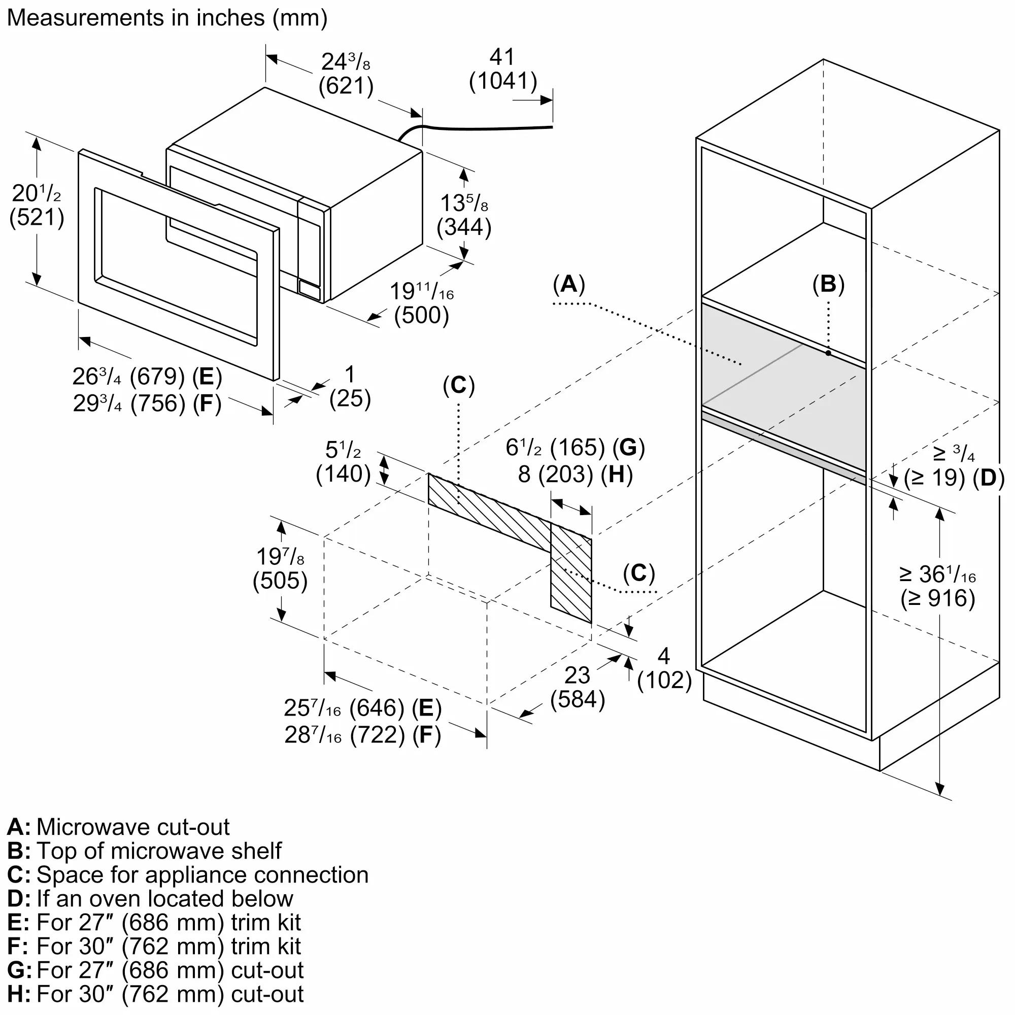 Bosch Microwave Built In Microwave