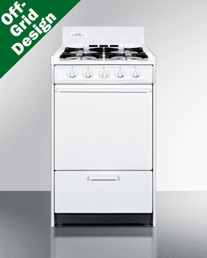 20" Free Standing Gas Range
