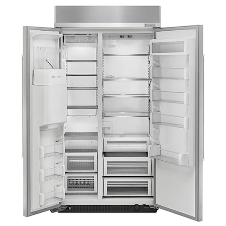 Side By Side Built In Refrigerator