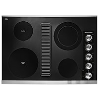 30" Electric Downdraft Cooktop With 4 Elements