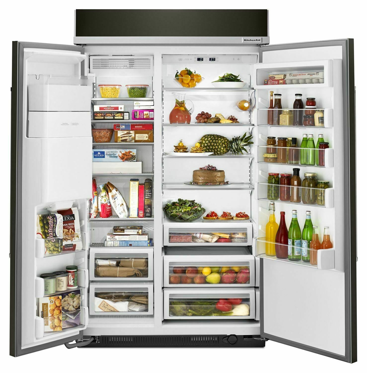 Side By Side Built In Refrigerator