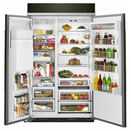 Side By Side Built In Refrigerator