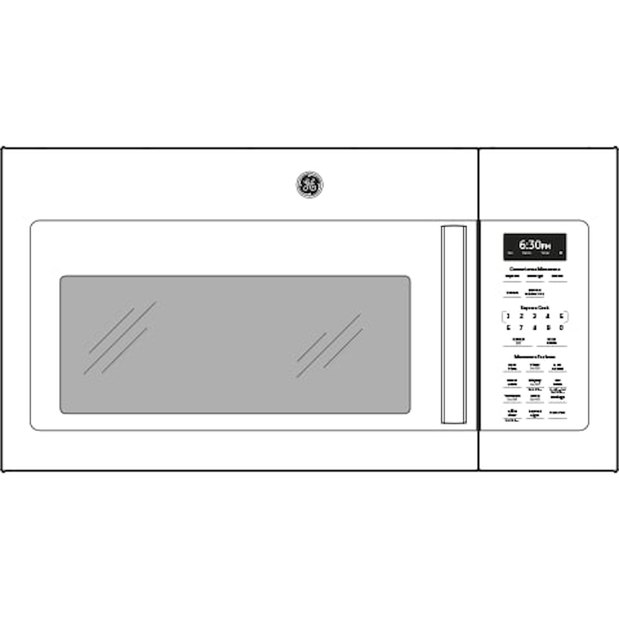 GE Appliances Microwave Over The Range Microwave