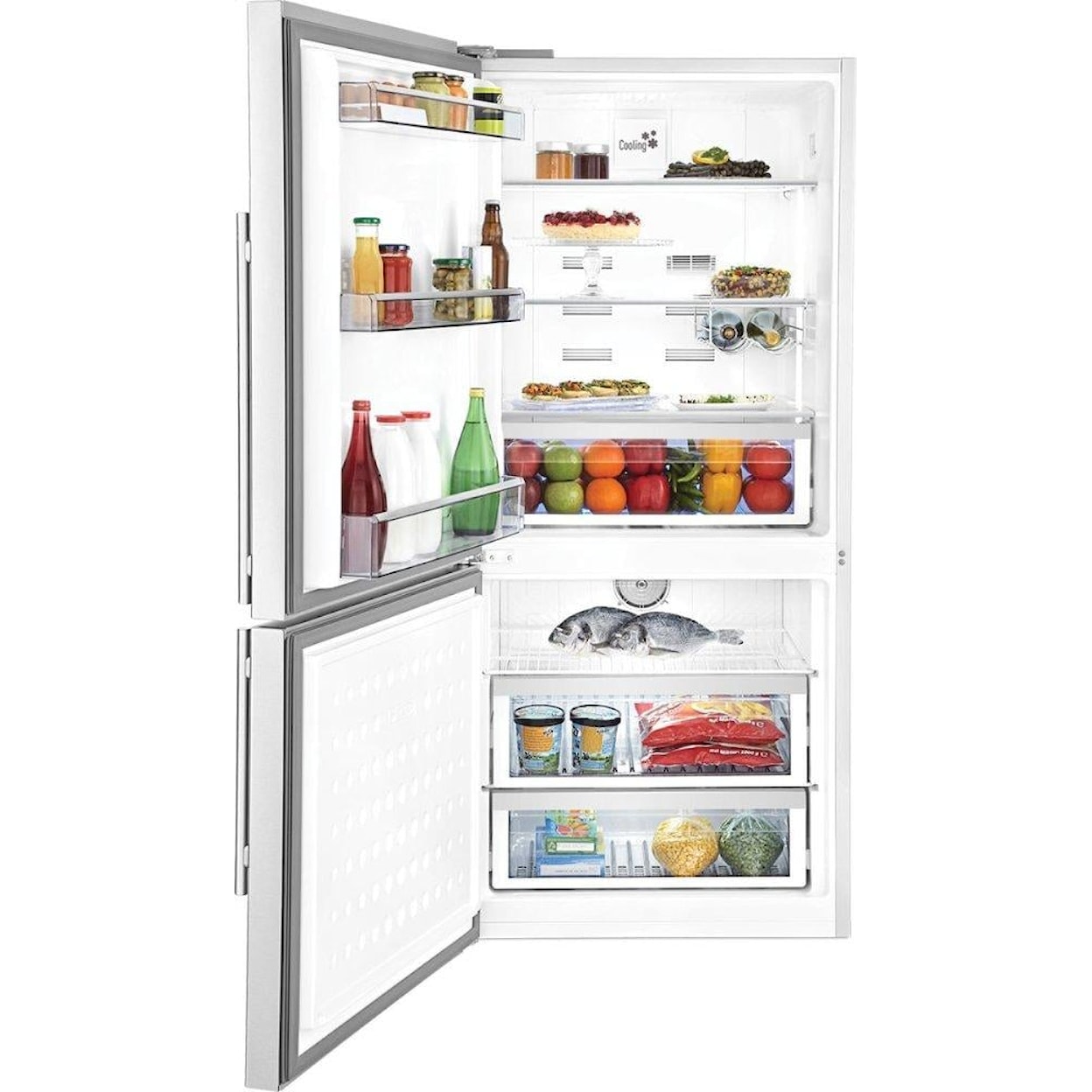 Blomberg Appliances Refrigerators Bottom Freezer Freestanding Refrigerator