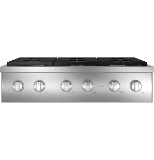 Caf(Eback)™ 36" Commercial-Style Gas Rangetop With 6 Burners (Natural Gas)