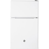 GE(R) Double-Door Compact Refrigerator