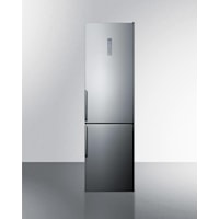 24" Wide Built-in Bottom Freezer Refrigerator With Icemaker