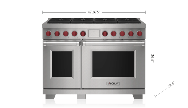 Wolf 48" Dual Fuel Range