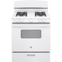 Ge(R) 30" Free-Standing Front Control Gas Range
