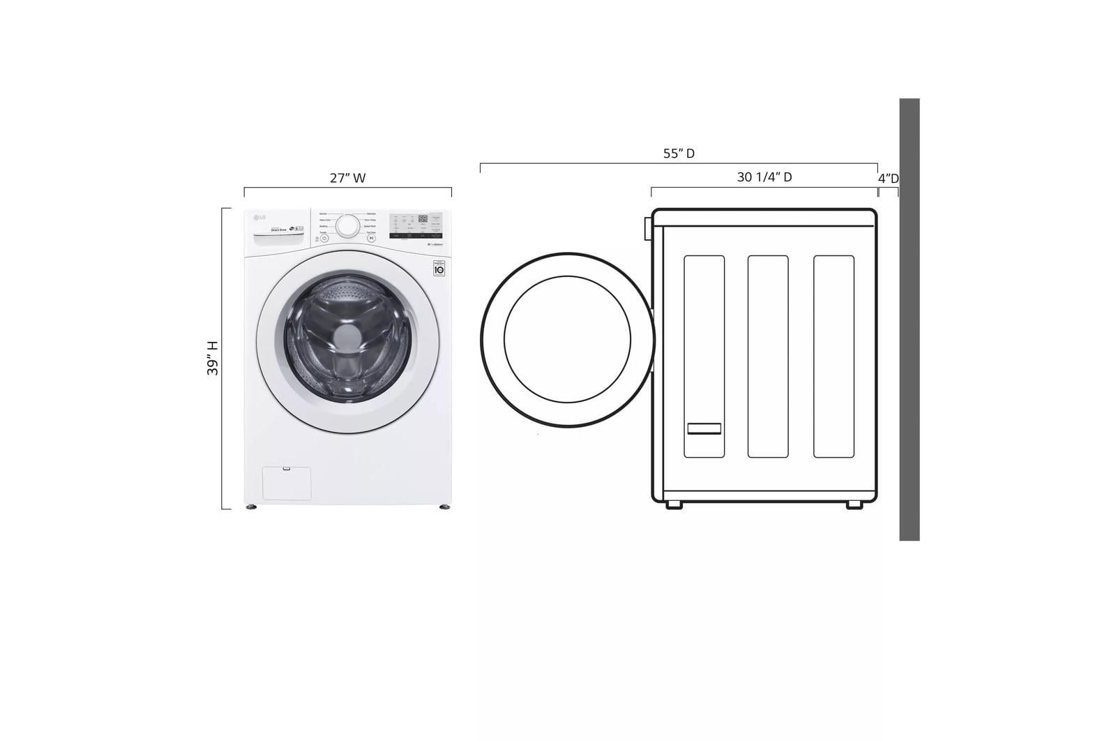 LG Appliances Front Load Washer