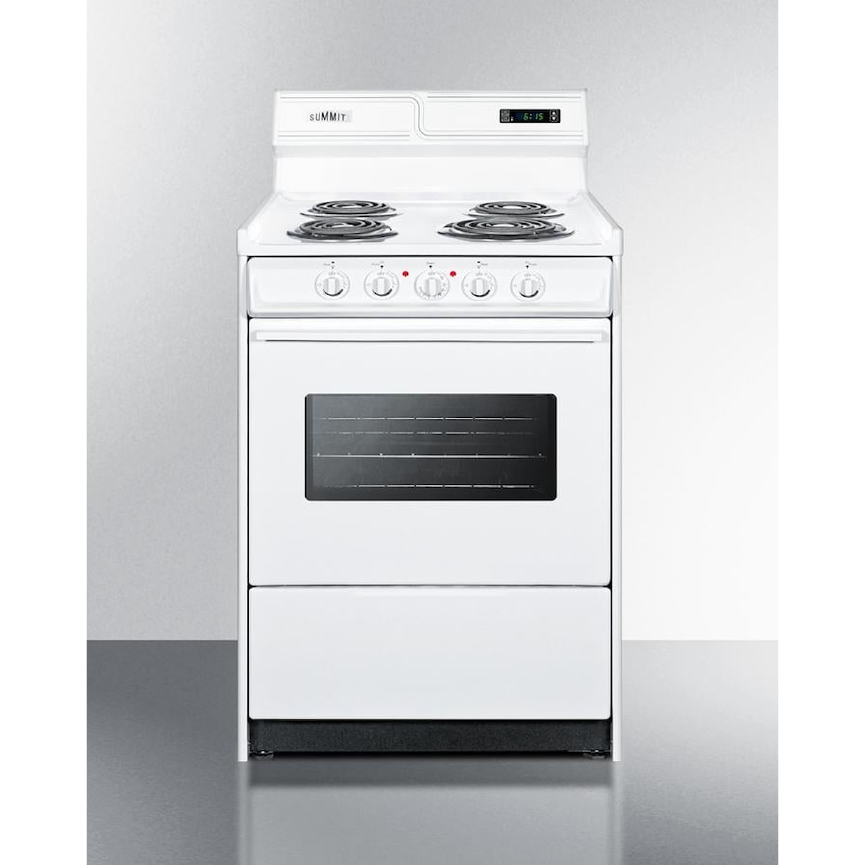 Summit Electric Ranges 24" Freestanding Coil Electric Range