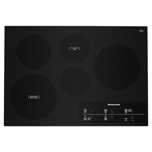 KitchenAid 30" Electric Cooktop With 5 Elements And Touch-Activated Controls