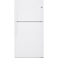 GE(R) ENERGY STAR(R) 21.1 Cu. Ft. Top-Freezer Refrigerator