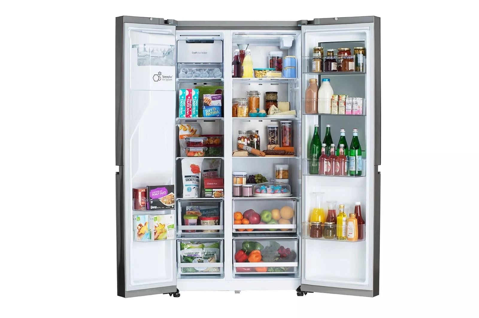 LG Appliances Refrigerators Side By Side Freestanding Refrigerator