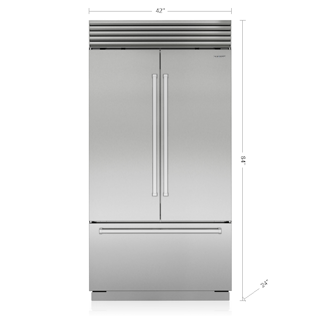 French Door Built In Refrigerator