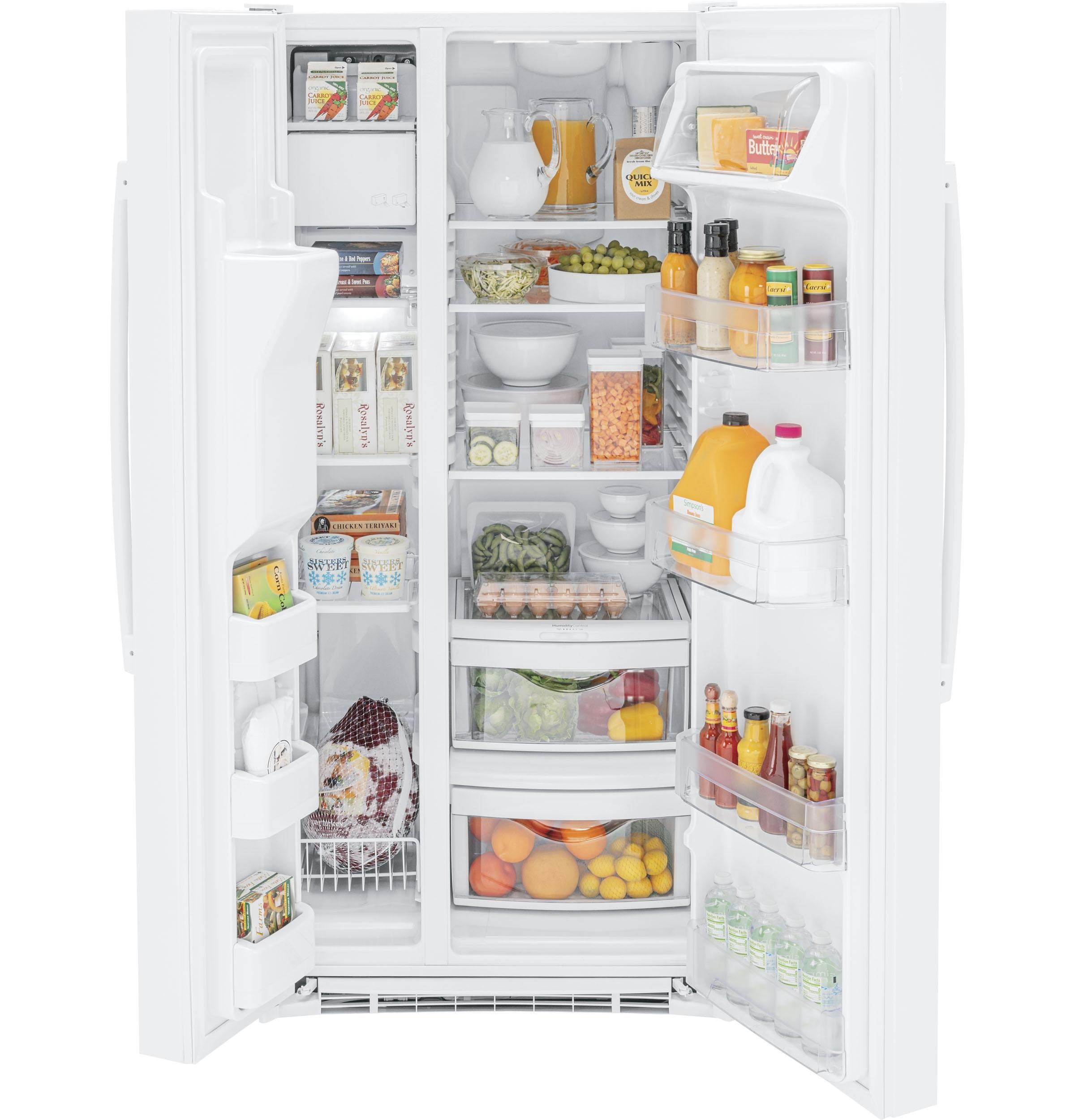 GE Appliances Refrigerators Side By Side Freestanding Refrigerator