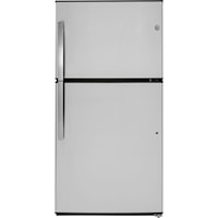 GE(R) ENERGY STAR(R) 21.1 Cu. Ft. Top-Freezer Refrigerator