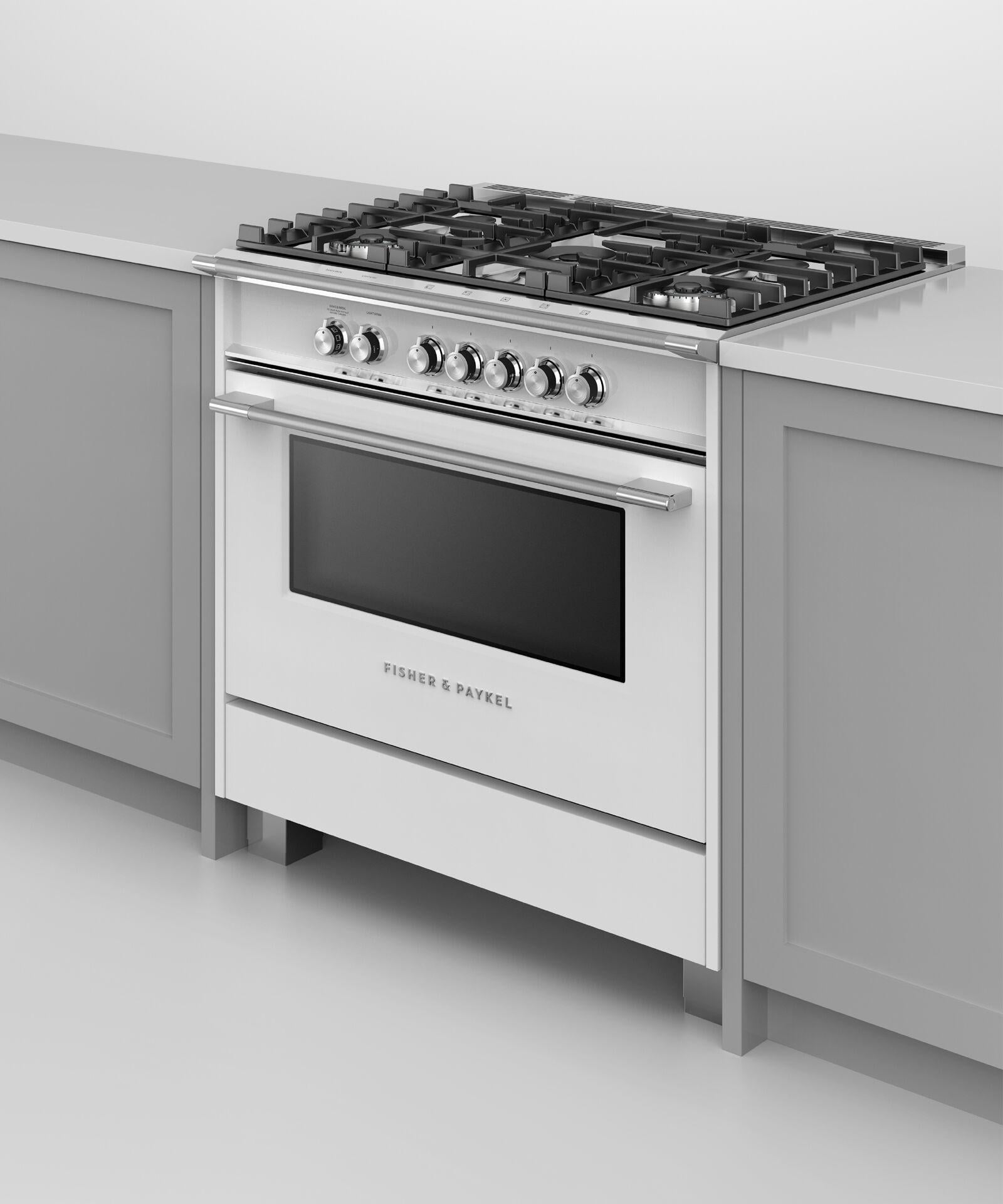 Fisher and Paykel Gas Ranges 36" And Larger Free Standing Gas Range