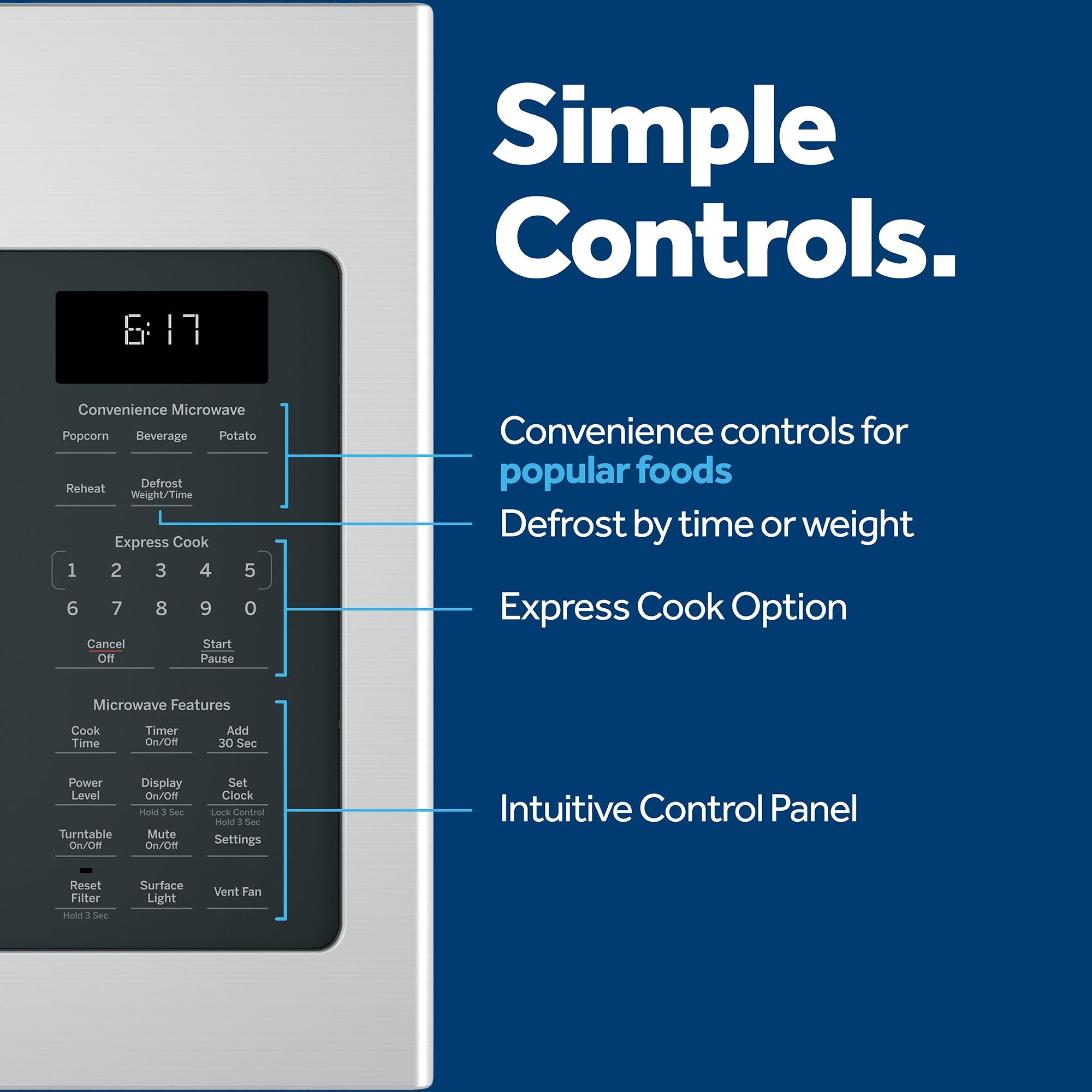 GE Appliances Microwave Over The Range Microwave
