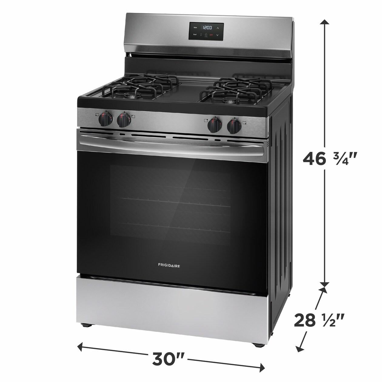 30" Free Standing Gas Range