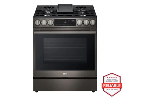 6.3 Cu Ft. Smart Gas Slide-In Range With Probake Convection® Instaview®, And Air Fry