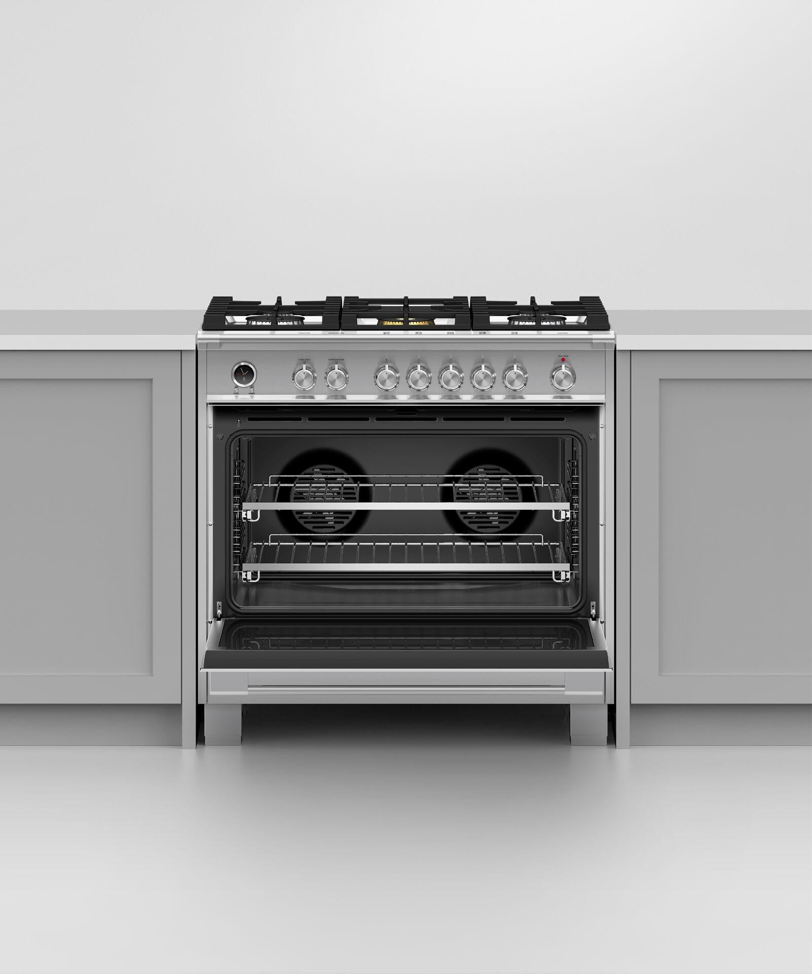 Fisher and Paykel Gas Ranges 36" And Larger Free Standing Gas Range
