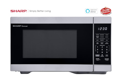 1.1 Cu. Ft. Mid Size Countertop Microwave Oven