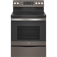 GE(R) 30" Free-Standing Electric Convection Range
