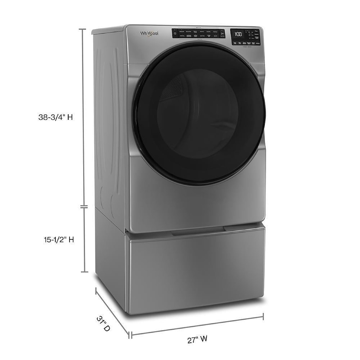 Whirlpool Laundry Front Load Gas Dryer