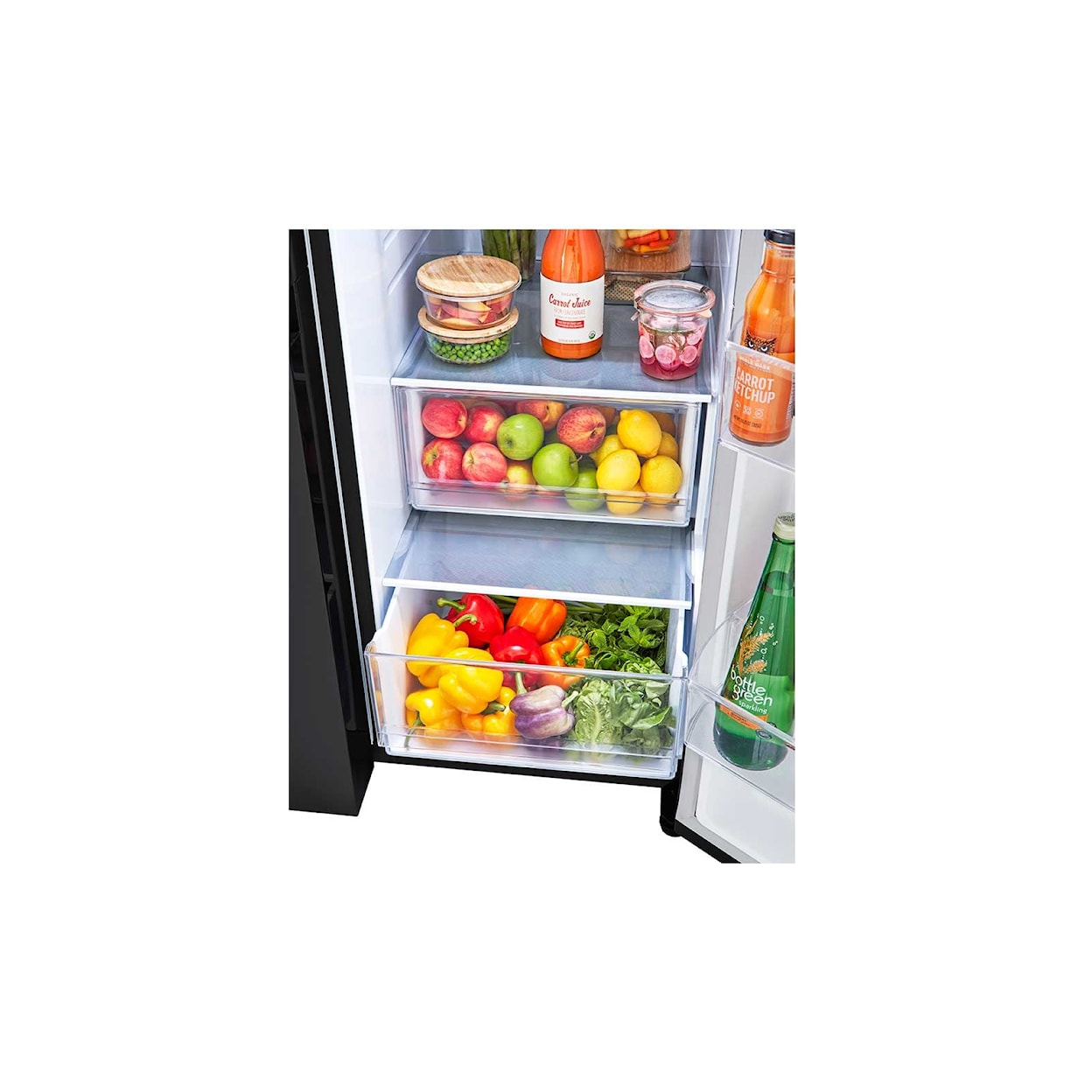 LG Appliances Refrigerators Side By Side Freestanding Refrigerator