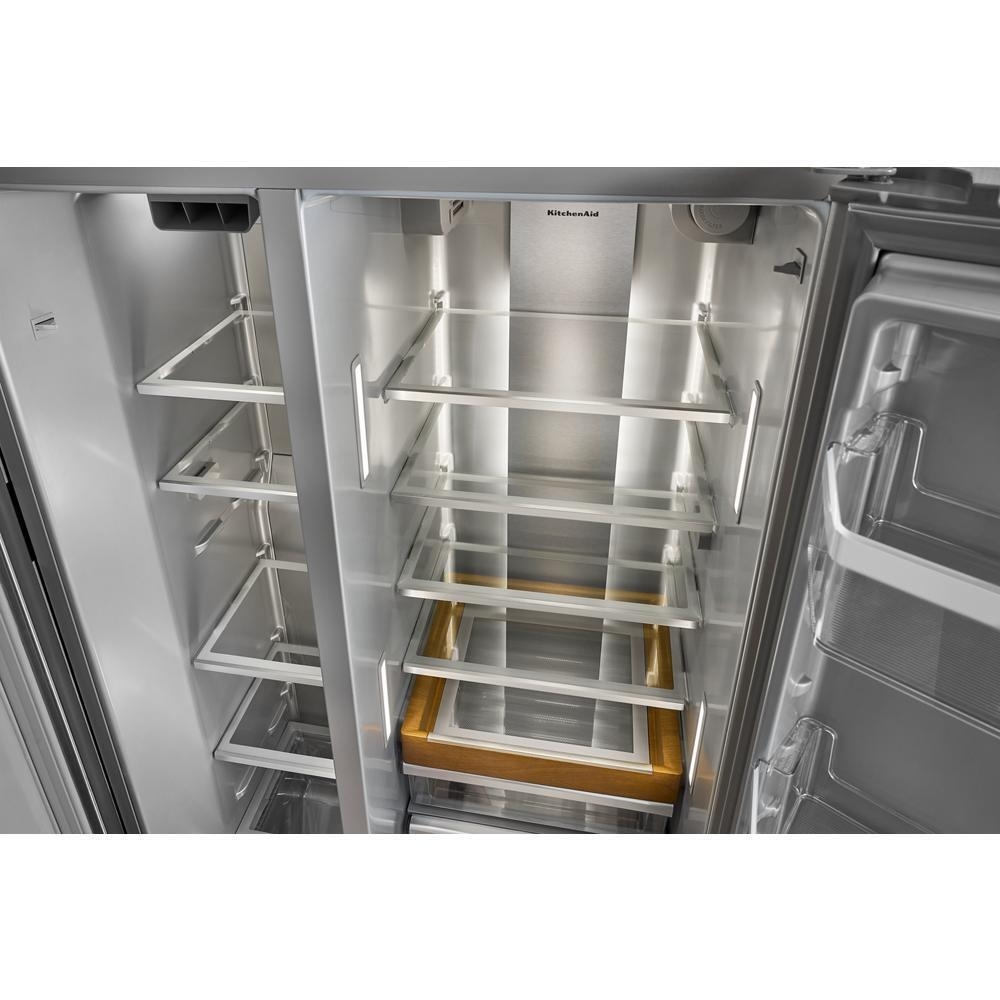KitchenAid Refrigerators Side By Side Freestanding Refrigerator