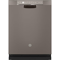GE(R) Front Control with Stainless Steel Interior Dishwasher with Sanitize Cycle & Dry Boost