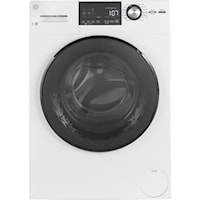 GE® 2.8 IEC Cu. Ft. Front Load Washer with Steam White