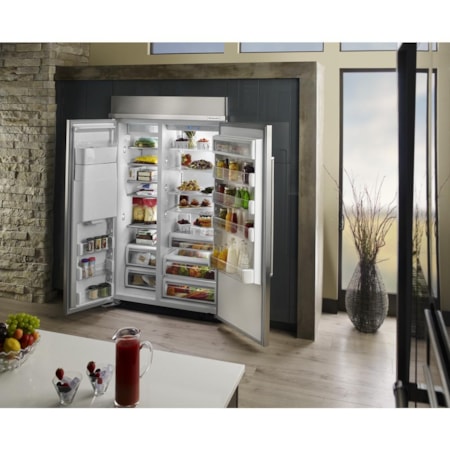 Side By Side Built In Refrigerator