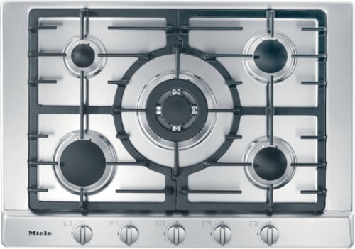 Km 2032 G Stainless Steel - Gas Cooktop With 5 Burners For Particularly Versatile Cooking Convenience.