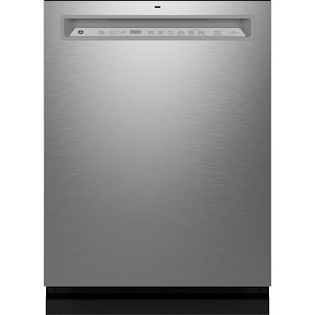 Ge(R) Energy Star(R) Front Control With Stainless Steel Interior Dishwasher With Sanitize Cycle