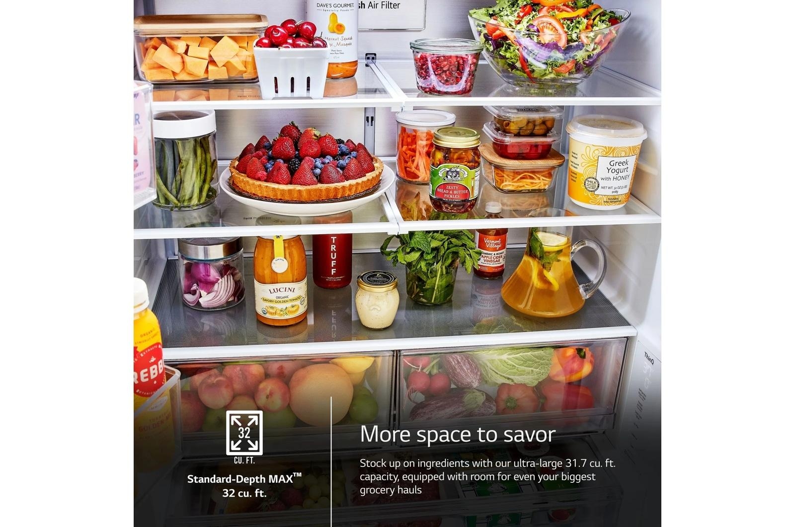 LG Refrigerators French Door Freestanding Refrigerator