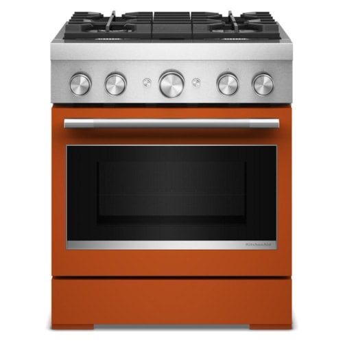 30-Inch 4 Burner Commercial-Style Dual Fuel Range With No Preheat Air Fry Mode