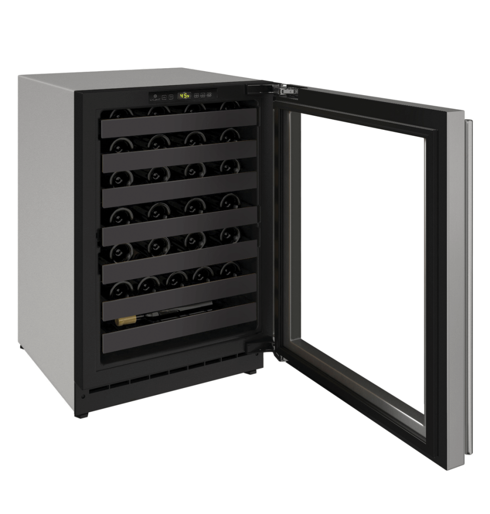 2224Wc 24" Wine Refrigerator With Stainless Frame Finish And Field Reversible Door Swing (115 V/60 Hz)