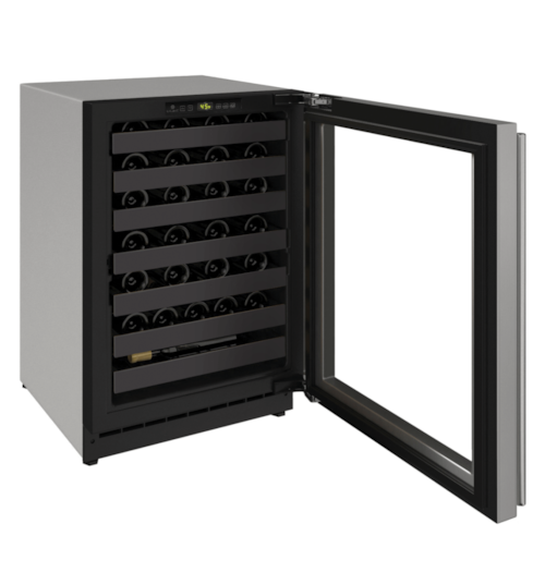 2224Wc 24" Wine Refrigerator With Stainless Frame Finish And Field Reversible Door Swing (115 V/60 Hz)