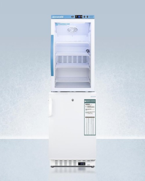 20" Wide Vaccine Refrigerator/Freezer Combination