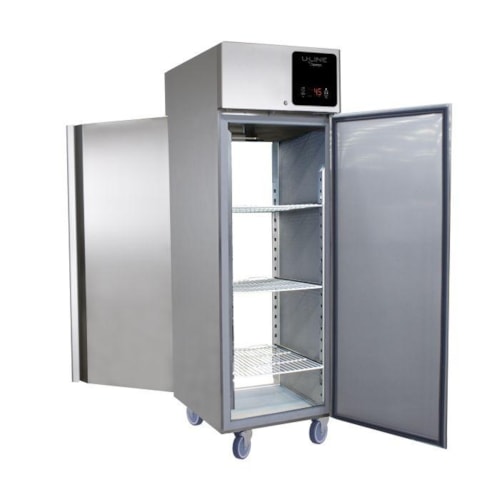 25 Cu Ft Pass-Thru Refrigerator, 1 Front Door Solid, 1 Back Door Solid