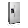 Whirlpool Refrigerators Side By Side Freestanding Refrigerator