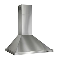 Broan(R) 36-Inch European Style Wall-Mount Chimney Range Hood, 450 Cfm, Stainless Steel