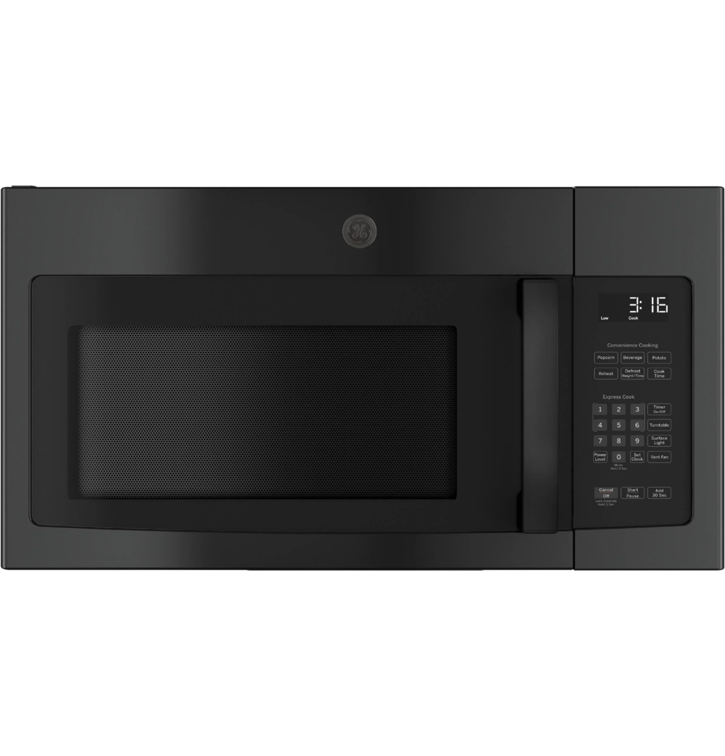 GE JVM3162DJBB 1.6 Cu. ft. Over-the-range Microwave Oven Black